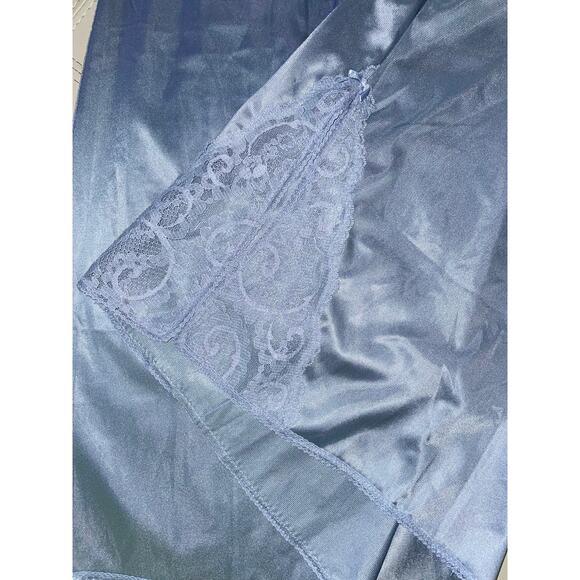 Maidenform Sweet Nothings Blue Lace Embellished Half Slip Small - Picture 4 of 9